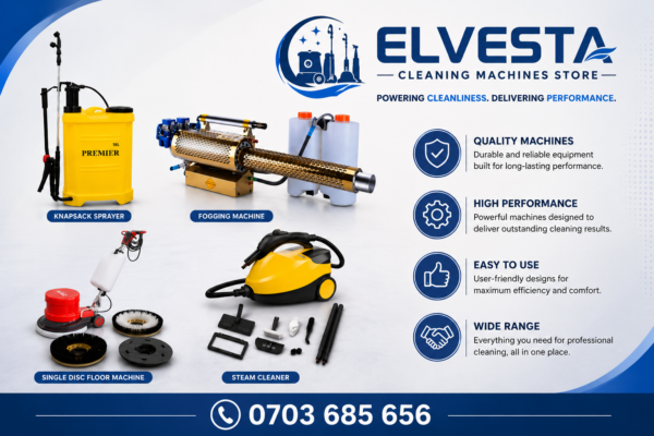 Cleaning Machines & Equipment for hire In Nairobi Kenya